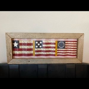 Patriotic rustic decor